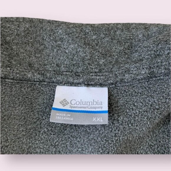 Columbia 1/4 Pullover Men’s Size XXL Gray Sweatshirt Outdoors Casual - Picture 2 of 5